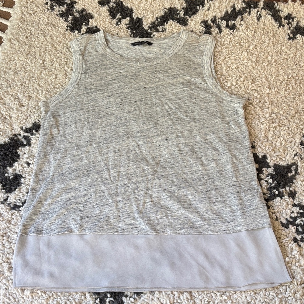 Banana Republic Light Gray Tank Top